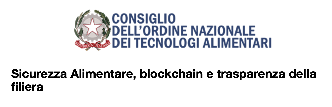 Sicurezza Alimentare, Blockchain e Trasparenza della Filiera